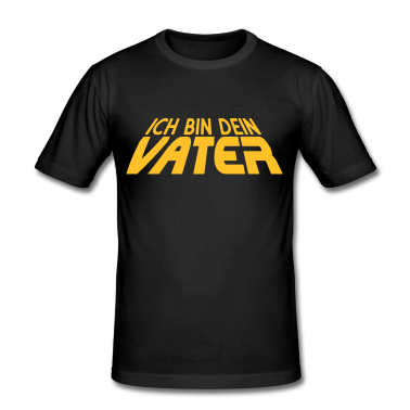 Partnerlook T-Shirt - Ich bin dein VATER 3D (1c)