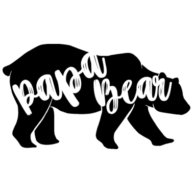 Motiv Papa Bear - für Eltern-Baby-Partnerlook