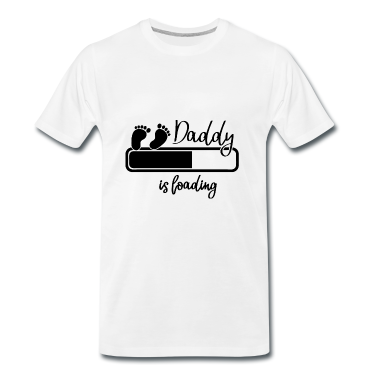 Partnerlook T-Shirt - Papa Vater Schwanger Kind Baby Geschenk für Väter