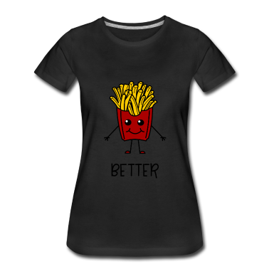 Partnerlook T-Shirt - Better Together Partnerlook (Part1) Pommes