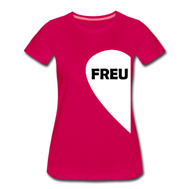 Partnerlook T-Shirt - Freundin Herz Teil 1 Partnershirt Freundschaft