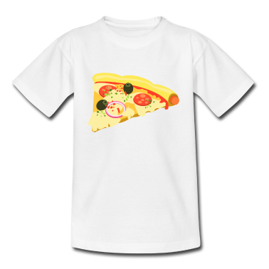Partnerlook T-Shirt - Vater Sohn Partnerlook Pizza Stück