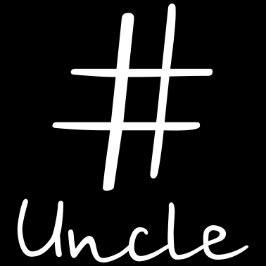 Motiv #Uncle Hashtag Social Media I Geschenkidee Onkel