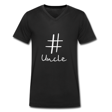 Partnerlook T-Shirt - #Uncle Hashtag Social Media I Geschenkidee Onkel