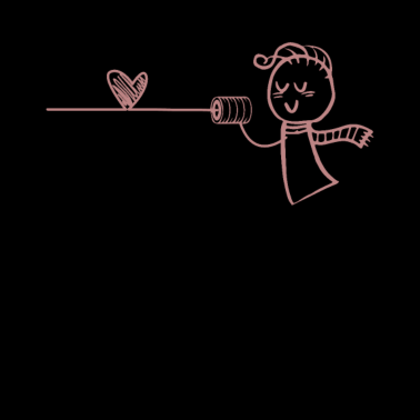 Motiv Tin Can Telephone Love Partnerlook Geschenk