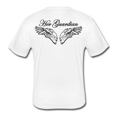 Partnerlook T-Shirt - Partnerlook Schutzengel Mann