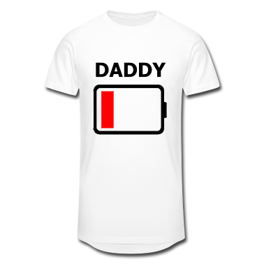 Partnerlook T-Shirt - Daddy Leerer Akku Papa Vater Familien Partnerlook