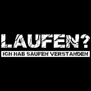 Motiv Laufen Saufen Sport Bier Alkohol Urlaub Geschenk