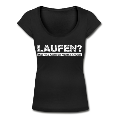 Partnerlook T-Shirt - Laufen Saufen Sport Bier Alkohol Urlaub Geschenk