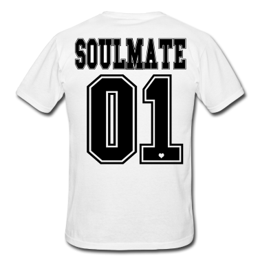 Partnerlook T-Shirt - Soulmate Soulsister Soulbrother BFF Paar Freundin