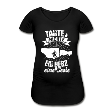 Partnerlook T-Shirt - Tante & Nichte Herz und Seele Patentante Vintage