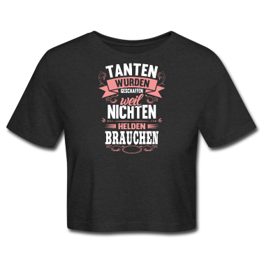 Partnerlook T-Shirt - Tante Nichte Helden Spruch Vintage Geschenk