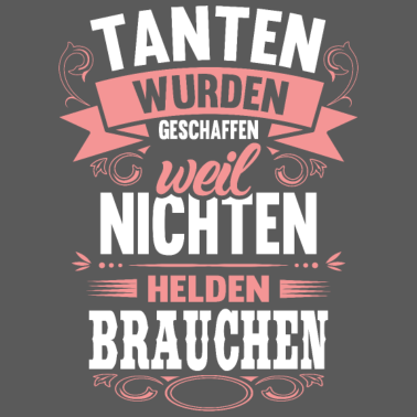 Motiv Tante Nichte Helden Spruch Vintage Geschenk
