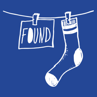Motiv Lost & Found | Found | Socken | Partnerlook