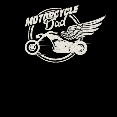 Motiv Vater Sohn Partnerlook Motorradfahrer