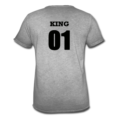 Partnerlook T-Shirt - Partner T-Shirts King und Queen - King Shirt