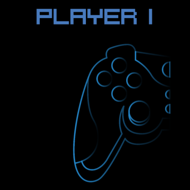 Motiv Player 1 Partnerlook Papa Sohn Gamer