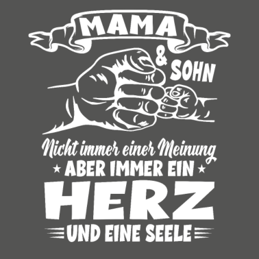 Motiv Mama und Sohn Partnerlook Muttertag Geschenkidee