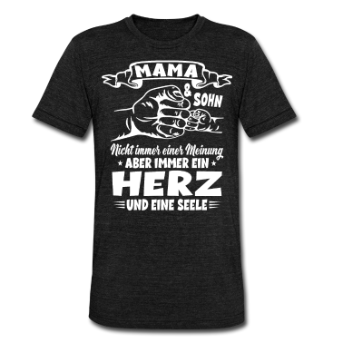 Partnerlook T-Shirt - Mama und Sohn Partnerlook Muttertag Geschenkidee