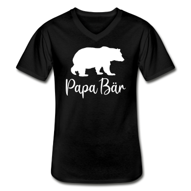 Partnerlook T-Shirt - Papa Bär Bester Vater Vatertag Geschenk Eltern