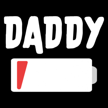 Motiv Daddy Leerer Akku Papa Vater Familien Partnerlook