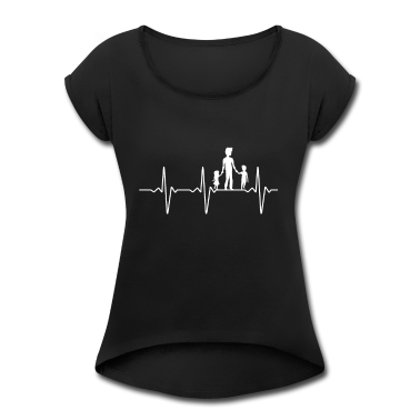 Partnerlook T-Shirt - Vater 2 Kinder Sohn Tochter Vatertag Geschenk