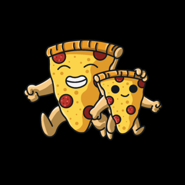 Motiv Pizza Vater Sohn papa baby pizza