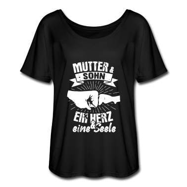 Partnerlook T-Shirt - Mutter & Sohn Herz und Seele Muttertag Vintage