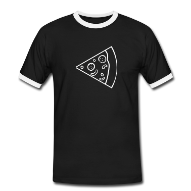 Partnerlook T-Shirt - Partnerlook Pizza Stück Geschenk
