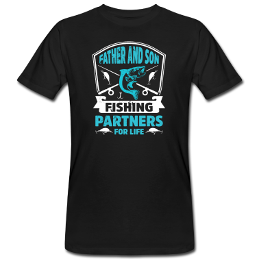 Partnerlook T-Shirt - Vater Sohn Partnerlook Angler Geschenk