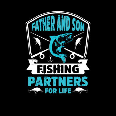 Motiv Vater Sohn Partnerlook Angler Geschenk