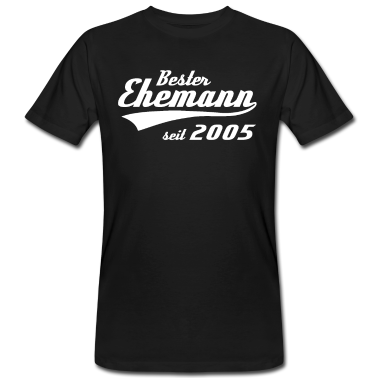 Partnerlook T-Shirt - Bester Ehemann seit 2005 Geschenk Hochzeitstag