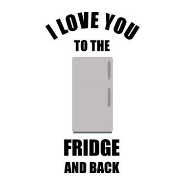 Motiv I love you to the fridge and back