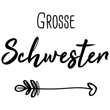 Motiv Große Schwester - Schwestern - Partnerlook