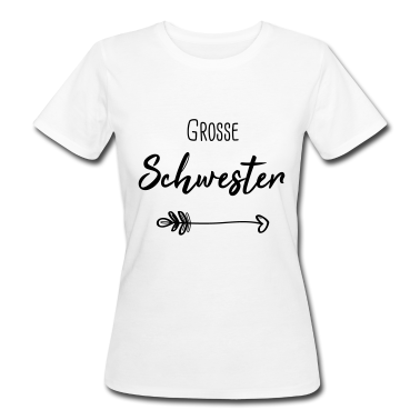 Partnerlook T-Shirt - Große Schwester - Schwestern - Partnerlook