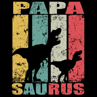 Motiv PapaSaurus Dinosaurier Baby Familien Papa Saurus