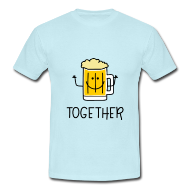 Partnerlook T-Shirt - Better Together Partnerlook (Part2) Bier