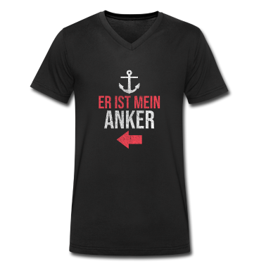 Partnerlook T-Shirt - Er ist mein Anker Partnerlook Partnermotiv