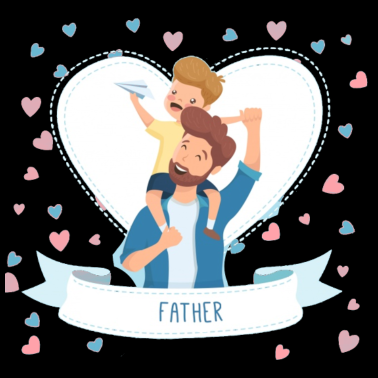 Motiv Vater Sohn T-Shirt FATHER Vater und Kind Vatertag