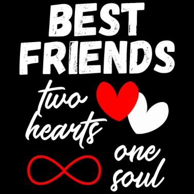 Motiv beste Freunde Freundinnen Herz und Seele