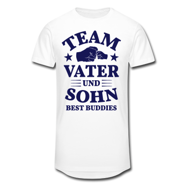 Partnerlook T-Shirt - Vater und Sohn Team Kumpel beste Freunde Faust