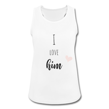 Partnerlook Tank Top - i love him Partnerlook