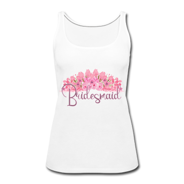 Partnerlook Tank Top - Bridesmaid flower Partnerlook