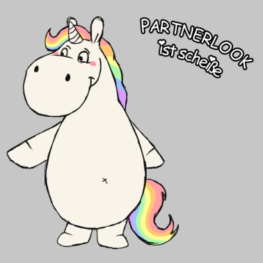 Motiv Partnerlook ist scheiße - rechts