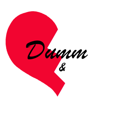 Motiv Dumm und Dümmer- Partnershirt. Partnerlook.