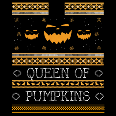Motiv Queen Of The Pumpkins Ugly Halloween Partnerlook