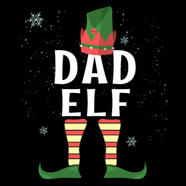Motiv Vater Elf Squad Weihnachts Geschenk Kostüm