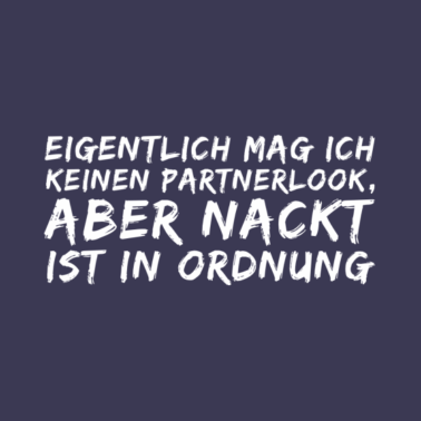 Motiv Partnerlook nur nackt