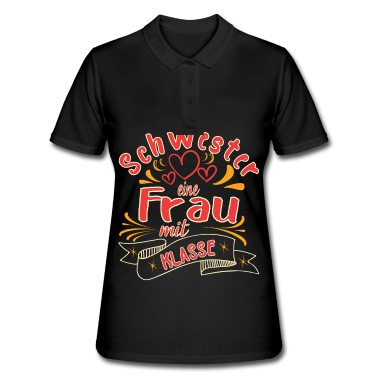 Partnerlook Poloshirt - Schwester Geschwisterliebe Partnerlook