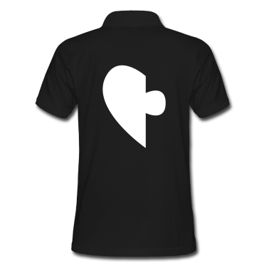 Partnerlook Poloshirt - Herz Puzzle Partnerlook